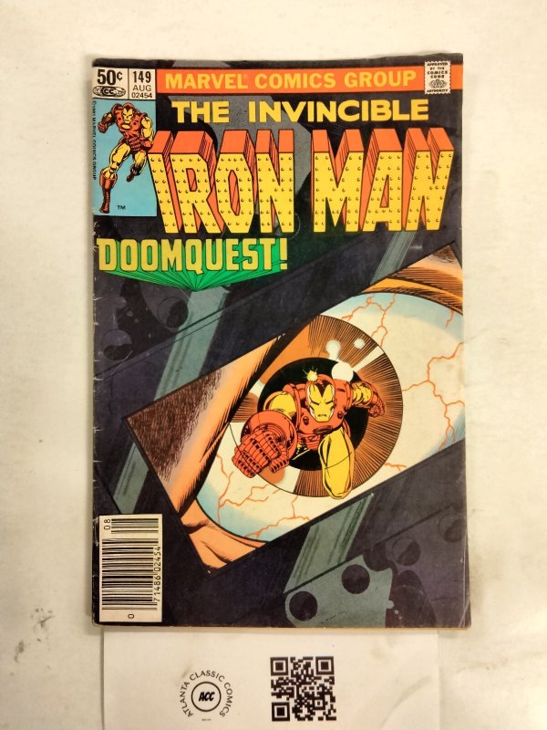 The Invincible Iron Man #149 FN Comic Books  Avengers Pepper Potts 26 HH56