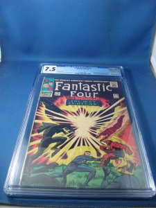 FANTASTIC FOUR 53 CGC 7.5 ORIGIN BLACK PANTHER MARVEL 1965