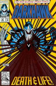 Darkhawk #25 VF ; Marvel | Red Foil Cover
