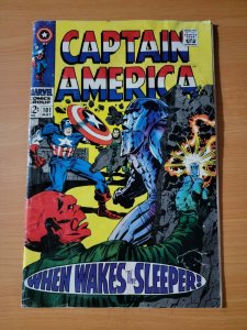 Captain America #101 ~ VERY GOOD VG ~ 1968 Marvel Comics