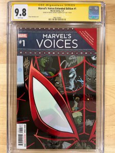 Marvel's Voices Second Print Cover CGCSS 9.8 Signed by Sawyer & Scott