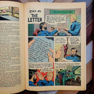 COLT 45 #4 FN (Dell 1960) Moore/Ushler Art WESTERN 10c Wayde Preston PHOTO COVER