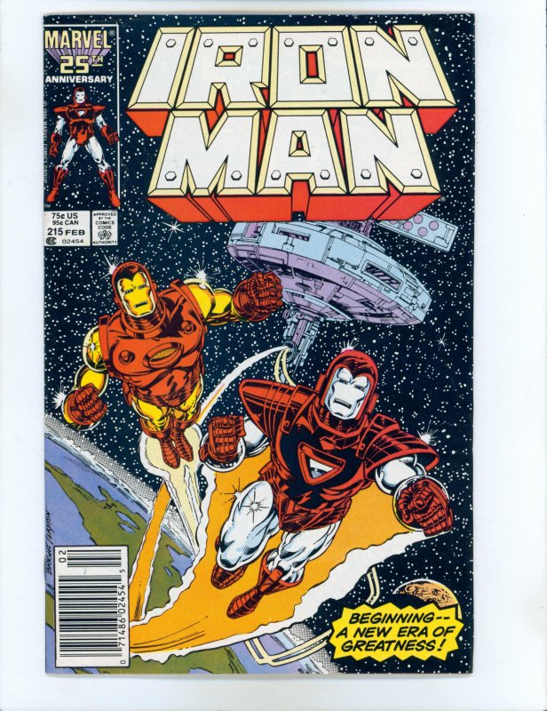 Iron Man #215 (1987) Newsstand