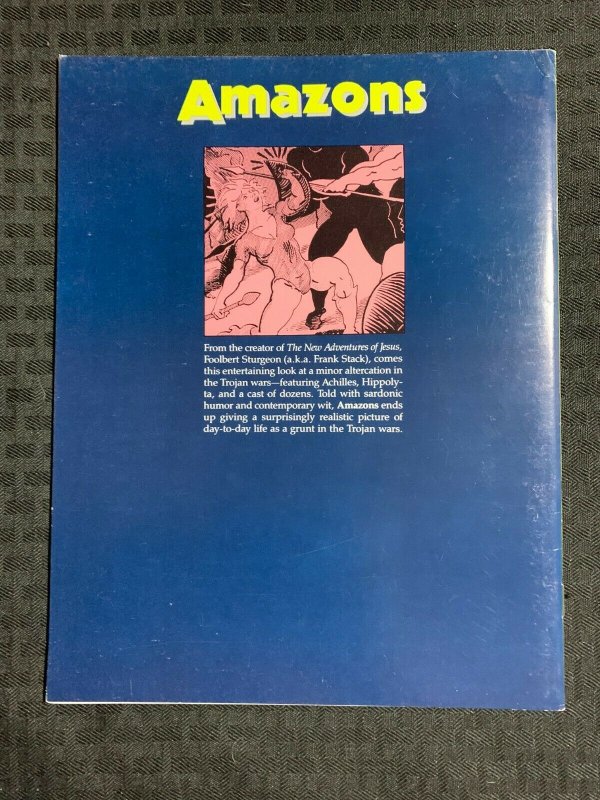 1990 AMAZONS by Foolbert Stergeon #1 FVF 7.0 1st Fantagraphics SC