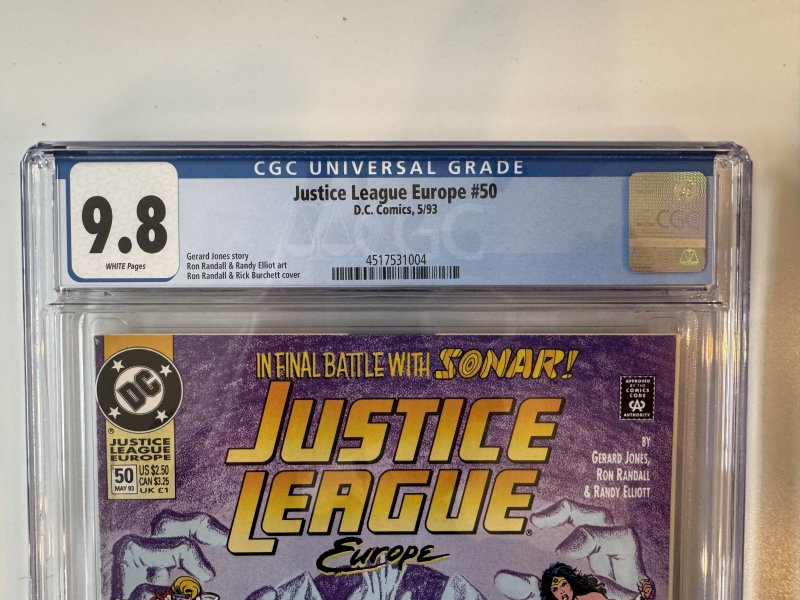 Justice League Europe #50 CGC 9.8 (1993)