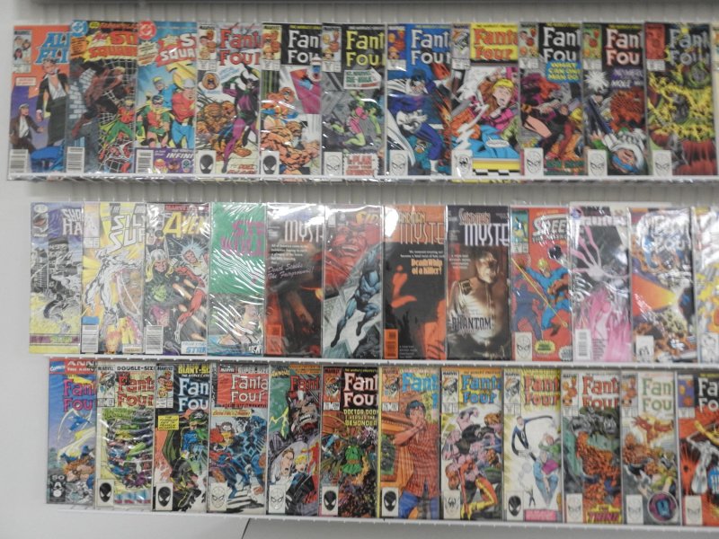 Huge Lot 120 Comics W/ Avengers, Fantastic Four, Blue Beetle+ Avg VF- Condition!