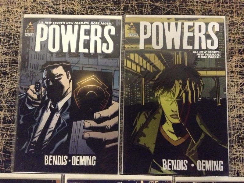 Lot Of 5 Powers Marvel Icon Comic Books # 23 24 25 26 27 Brian Michael Bendis R3