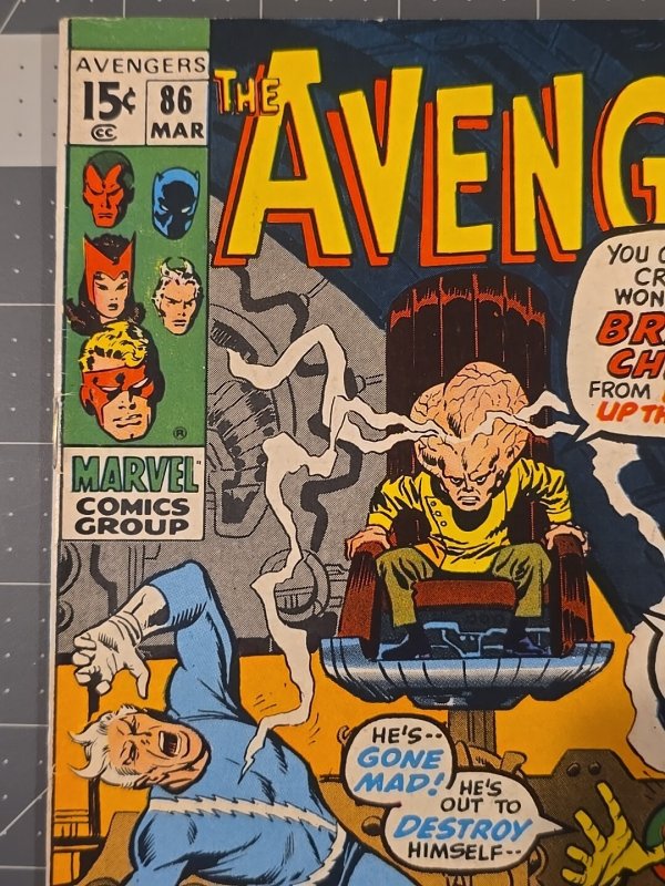 The Avengers #86?-1st App Brain-Child ?- 2nd App Squadron Supreme Mar-1971