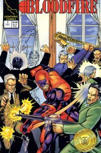 Bloodfire #7 VF/NM ; Lightning | Super Hero With HIV