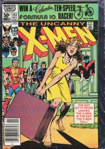 The Uncanny X-Men #151 Newsstand Edition (1981) X-Men