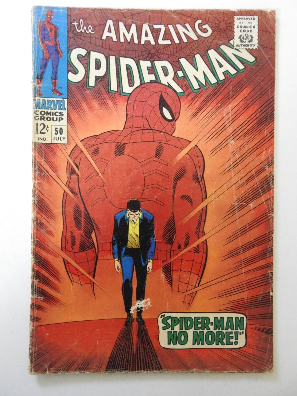 The Amazing Spider-Man #50 (1967) PR Condition see desc