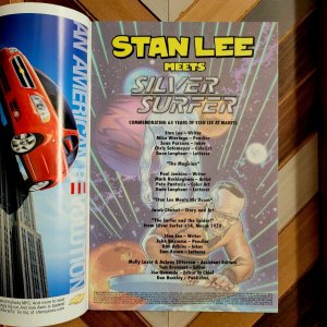 STAN LEE Meets The SILVER SURFER #1 NM- (Marvel 2007) 65th anniversary tribute! 