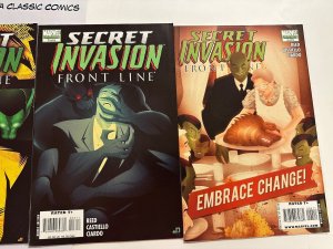 4 Secret Invasion Front Line Marvel Comics # 1 2 3 4 Hulk Thor X-Men 48 CT6