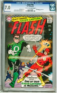The Flash #168 (1967) CGC 7.0! cracks on slab