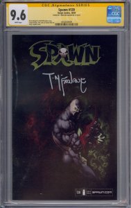 SPAWN #139 CGC 9.6 SS SIGNED MCFARLANE 1ST SHE-SPAWN WHITE PAGES