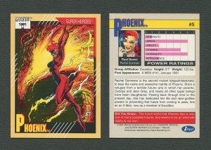 1991 Marvel Comics II  Card  #5 ( Phoenix )  MINT