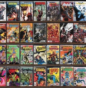 Huge Lot 140+ Comics with Doctor Strange, Deathstroke, Detective Comics & More!