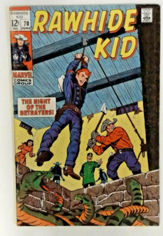 Rawhide Kid #70  FN- Marvel Comic 1969  Bronze Age  Western Cowboy Comics