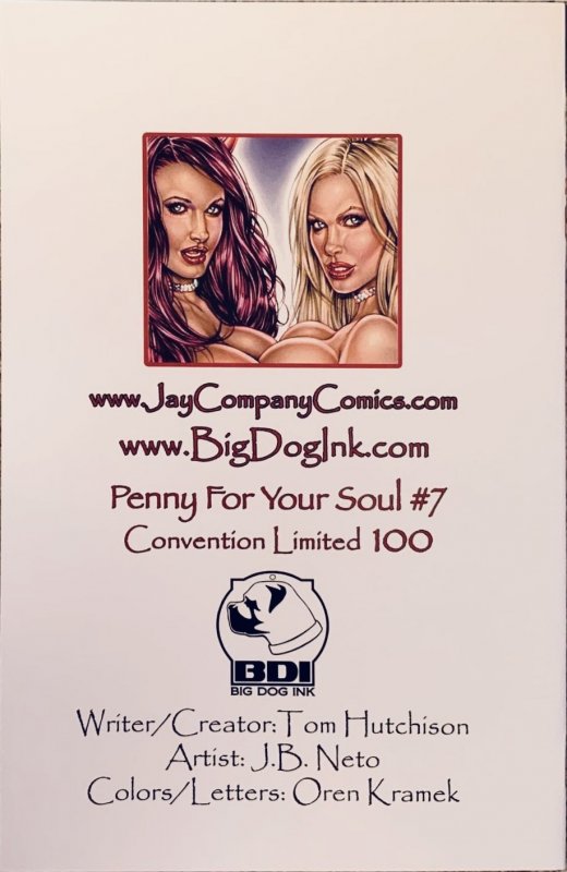 PENNY FOR YOUR SOUL #7 CONVENTION EDITION NAUGHTY COVER NM.