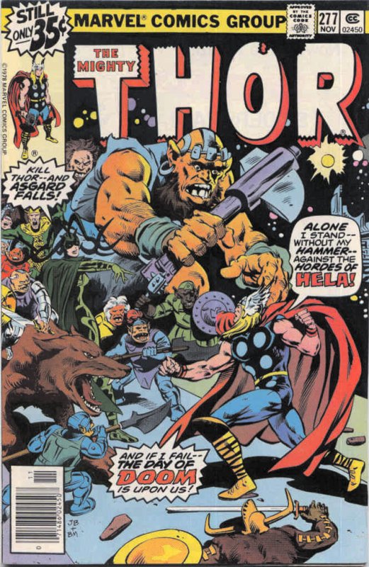 Thor #277 GD ; Marvel | low grade comic Roy Thomas - John Buscema