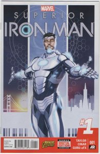 Superior Iron Man #1 (2015)  NM+ to NM/M  original owner