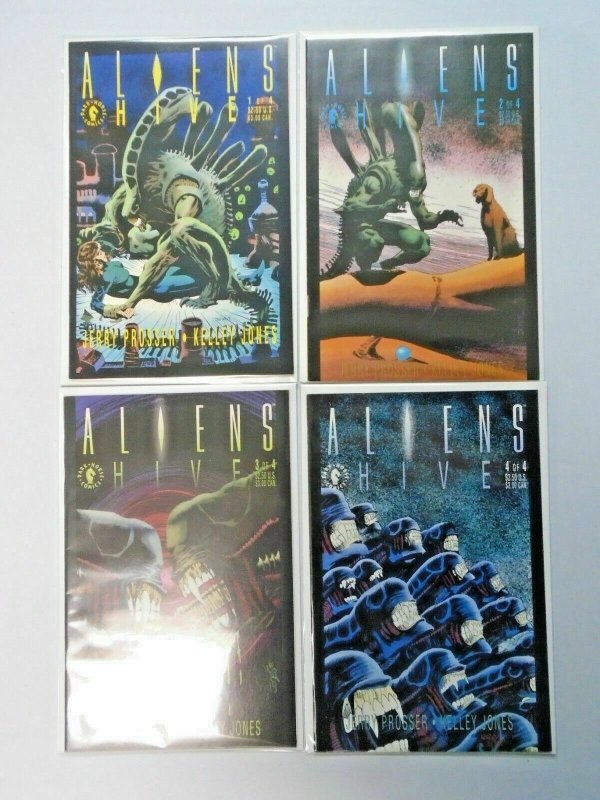 Aliens Hive set #1 to #4 6.0 FN 4 different books (1992)