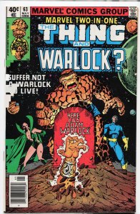 Marvel Two-in-One #63 (1980) Warlock
