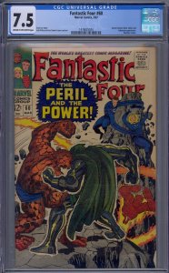 FANTASTIC FOUR #60 CGC 7.5 DR DOOM SILVER SURFER INHUMANS WATCHER JACK KIRBY