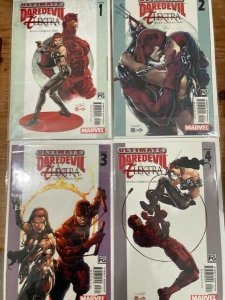 Ultimate Daredevil & Elektra #1, #2, #3, #4, Complete Set, Marvel Comics