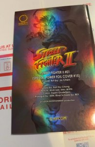 Street Fighter II #01 Ryu Special Power Foil Cover #15 (Udon) Small ding