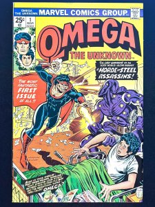 Omega the Unknown #1 (1976) VF+ - 1st App of Omega the Unknown