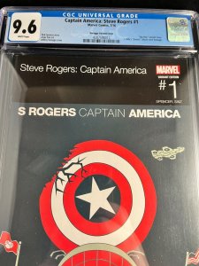 Captain America Steve Rogers #1 CGC 9.6 ROGERS REVEALED AS HYDRA HIP HOP VARIANT