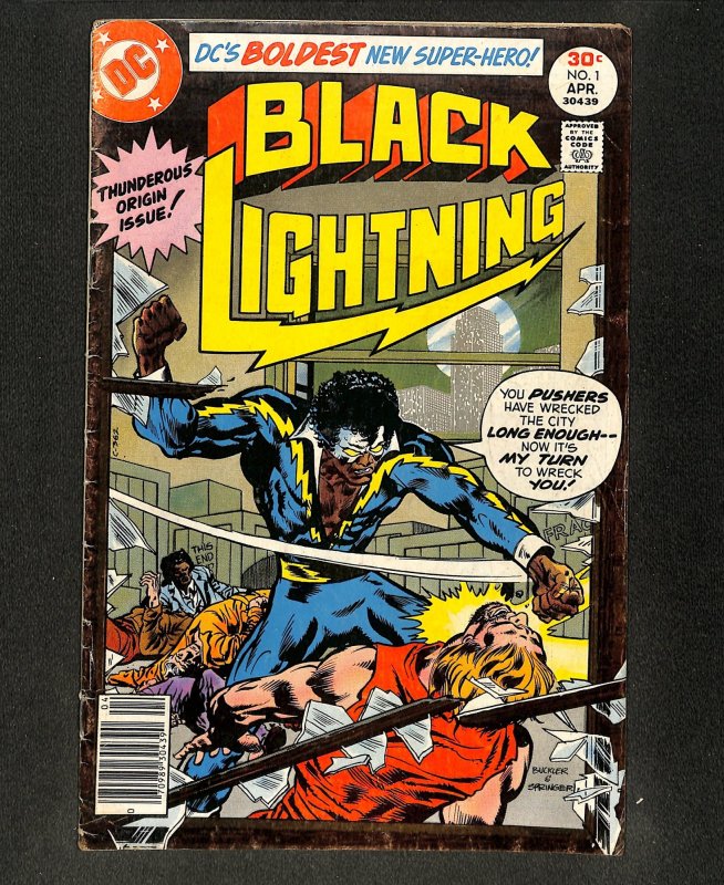 Black Lightning #1 1st Jefferson Pierce Peter Gambi Tobias Whale!