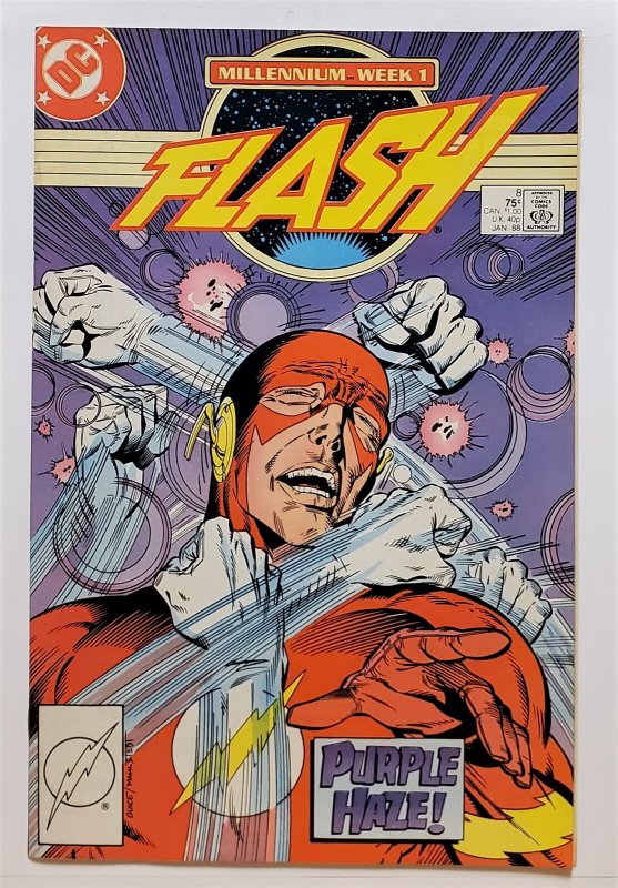 Flash (2nd Series) #8 (Jan 1988, DC) VF+