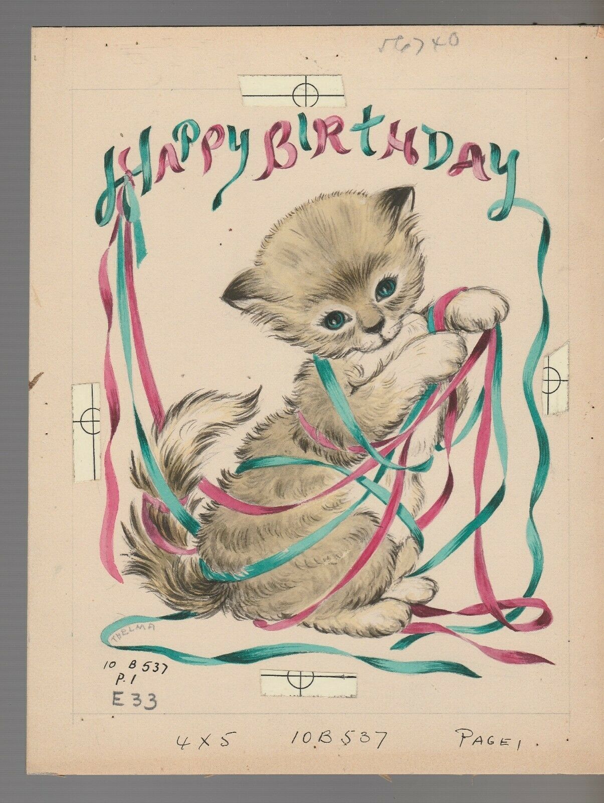 happy birthday cute kitten images