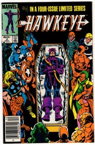 HAWKEYE #4 (5.0-5.5) No Reserve! 1¢ Auction!