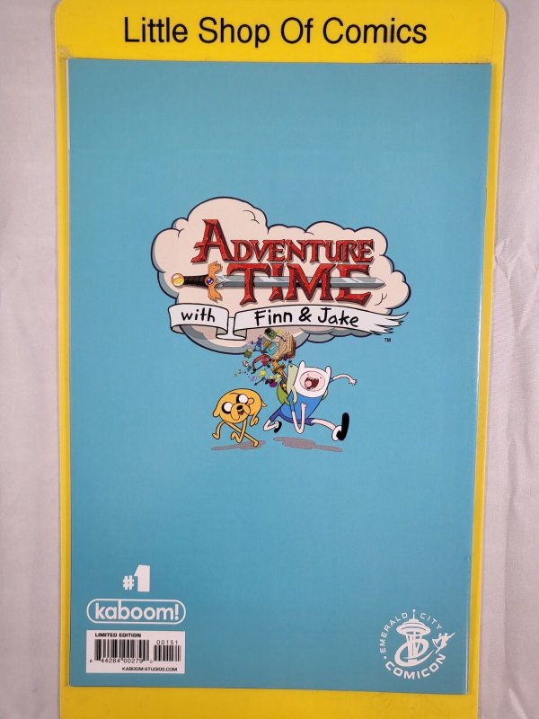 Adventure Time #1 Emerald City Comic Con Virgin Variant 2012 Kaboom