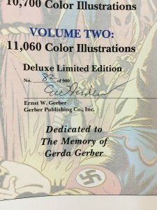 PHOTO JOURNAL GUIDE TO COMICS 2 VOL. LTD. ED. SLIPCASE SET SIGNED GERBER #82/900