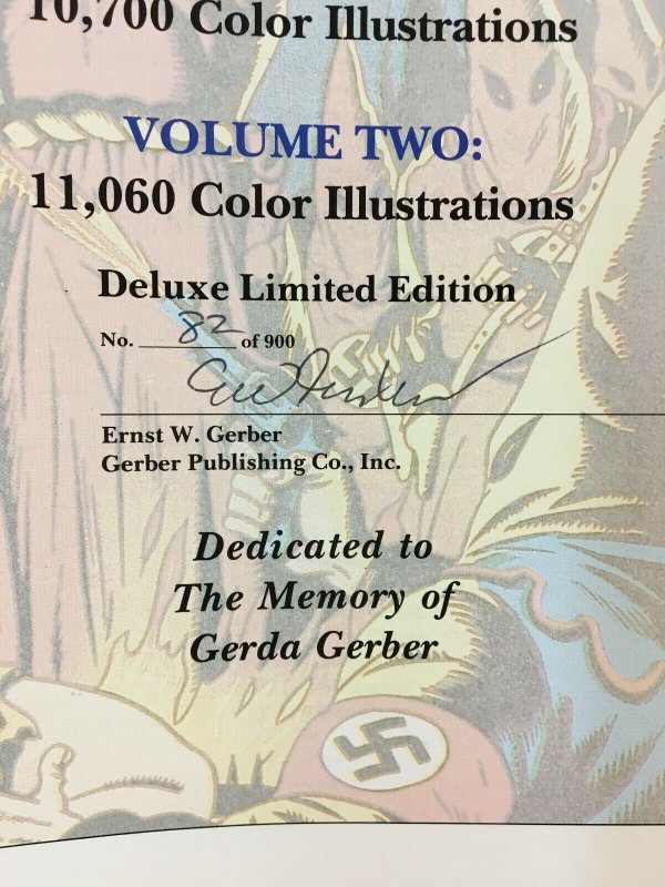PHOTO JOURNAL GUIDE TO COMICS 2 VOL. LTD. ED. SLIPCASE SET SIGNED GERBER #82/900