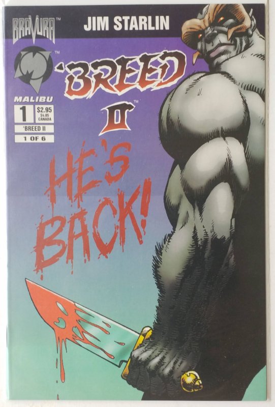 Breed II # 1, 2, 3, 4, 5, 6 (1995 Malibu Comics) Complete Series