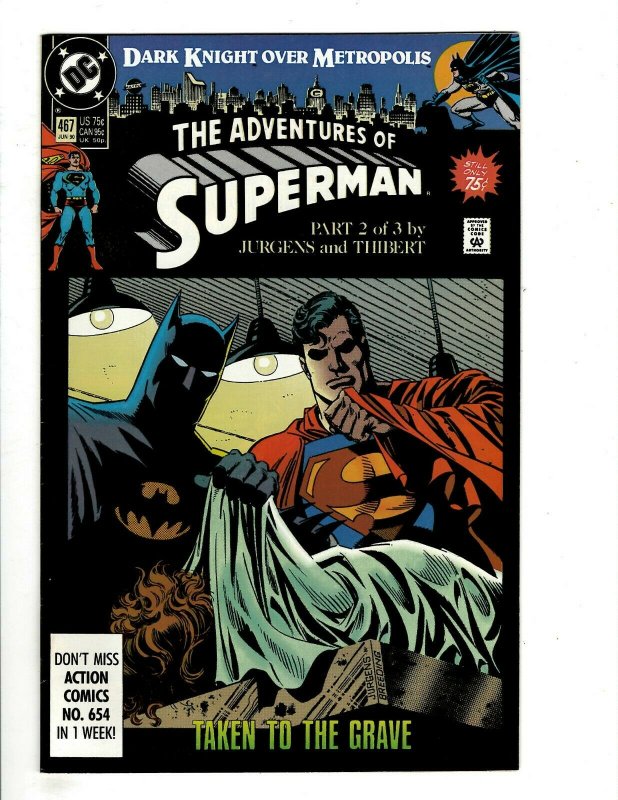 15 Adventures of Superman DC Comics 466 467 468 469 470 471 472 473 475 + HG1