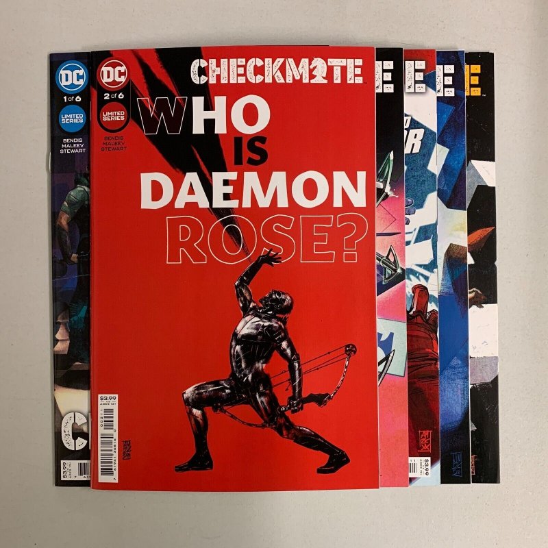 Checkmate #1-6 Set (DC 2021) 1 2 3 4 5 6 Brian Michael Bendis (9.0+) 