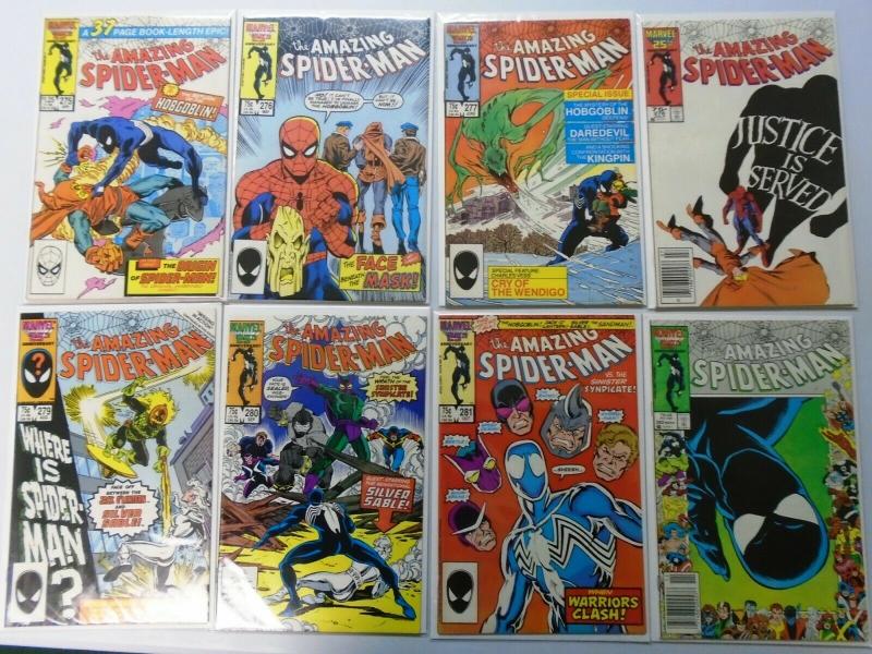 Amazing Spider-Man Lot, From:#253-297, 31 Different Avg 7.0, 6.0-8.0 (1984-1988)