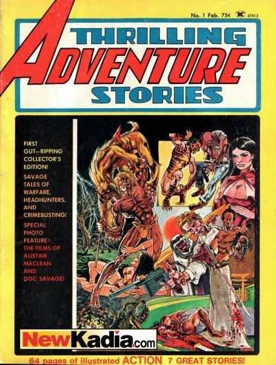 Thrilling Adventure Stories #1, VF- (Stock photo)