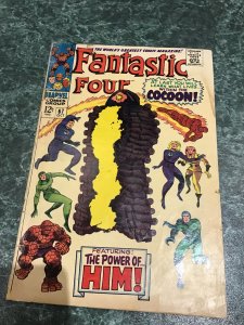 Fantastic Four #67 Origin first to have a warlock affordable grade! GD Wow