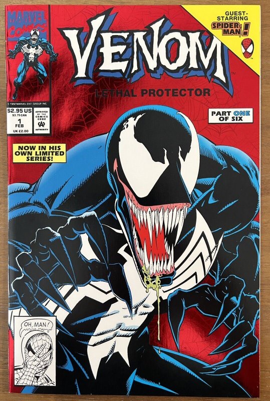 Venom Lethal Protector #1-6 Complete Run • Marvel 1993 • Lot of 6 • HIGH GRADE