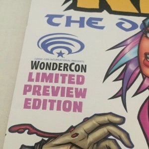 2022 Wondercon  Kim the Delusional Virgin Holofoil & Risque Variants Signed