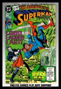 Adventures of Superman #464 (1990) LOBO Appearance! / EBI#3