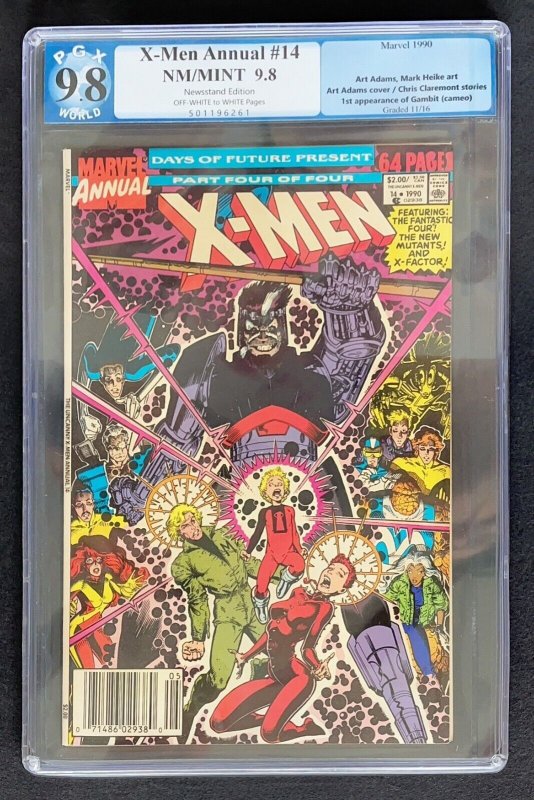 X-men Annual #14 PGX 9.8 Newsstand Marvel 1990