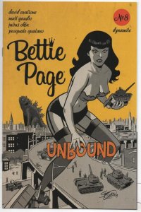 BETTIE PAGE UNBOUND #8 B, NM, Chantler, 2019 V3, Betty, more in store